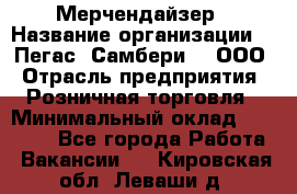 Мерчендайзер › Название организации ­ "Пегас" Самбери-3, ООО › Отрасль предприятия ­ Розничная торговля › Минимальный оклад ­ 23 500 - Все города Работа » Вакансии   . Кировская обл.,Леваши д.